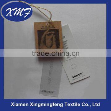 Printing Hemp Rope Kraft Paper Hang Tag for jeans