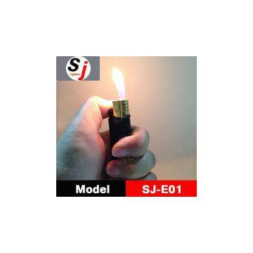 Electronic Torch Lighter With Solid Color photo-3