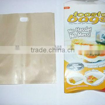 2 TOASTER TOASTIE TOAST BAGS TOASTABAGS POCKETS TOASTED SANDWICH MAKER