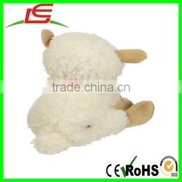 Hot Sell Little Pink Satin Feet Baby Lamb Plush Toy photo-2