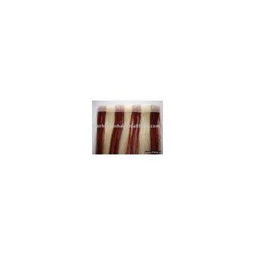 Human Hair Skin Weft