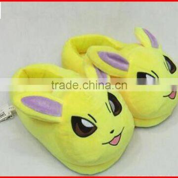 Fashinable pokemon plush indoor slippers