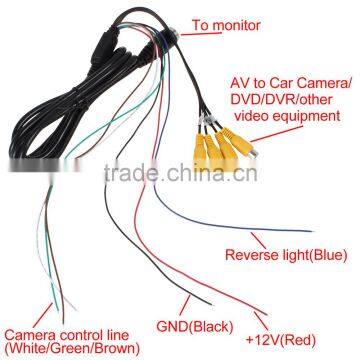 7 Inch TFT LCD Car Monitor Headrest Display Support 4 Split 4Ch Video Input For Rear View Camera DVD GPS With Remote Control photo-4