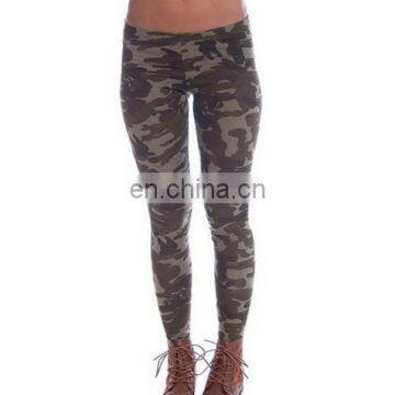 sublimation polyester spandex camo womens leggings