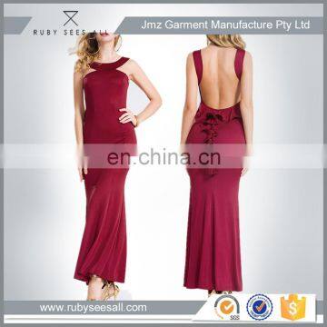 Women fitness backless maxi boutique women maxi dress