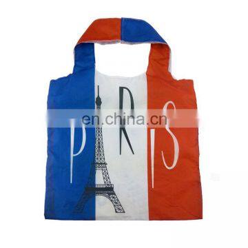 Custom folding reusable trolley shopping bag