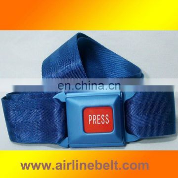 blue fashion belt, with famous brand car buckle