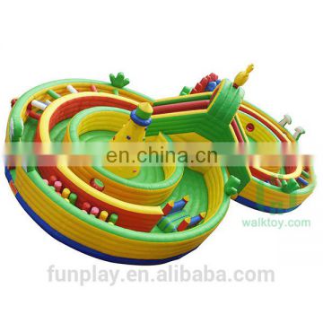 HI new design amazing amusement park equipment inflatable game rides for sale