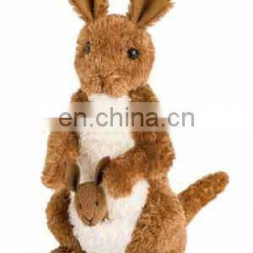 Australia animal star Kangaroo mom with a baby plush toys