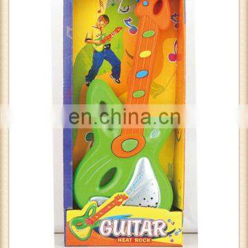 kids cartoon electronic plastic guitar toy