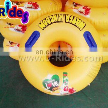 Single swimming tude inflatable water tube for Water park slide use
