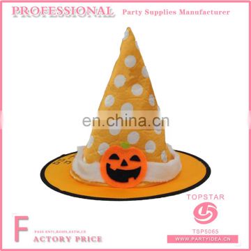 Helloween interesting gift pumpkin pattern embroidery plush yellow hats