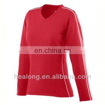 Plain Custom Longsleeve Women Volleyball Uniforms