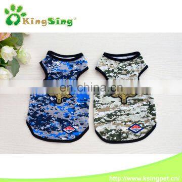 Camouflage vest dog baby clothing pet clothes