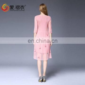 Dongguan Clothes Factory Women Wear Pure Color Casual Outdoor Dresses photo-3