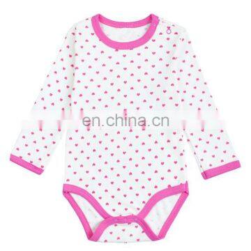 Wholesale long sleeve newborn baby romper cotton baby clothes bodysuit for kids