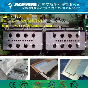 Wood plastic foam board making machine