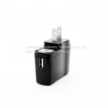 5V1A single USB port power charger for  mobile phone with CE certificate for EU standard