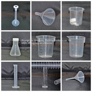 100% new plastic 100ml pp beaker for laboratory test