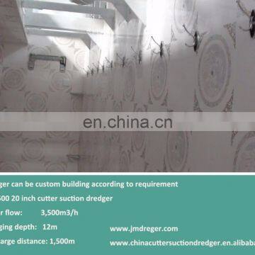 JMD500 20" Non Self-propelled Hydraulic River Sand Dredger Cutter Suction Dredger for Sale photo-7