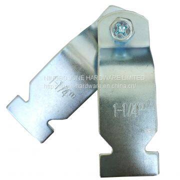 Galvanized steel strut clamp