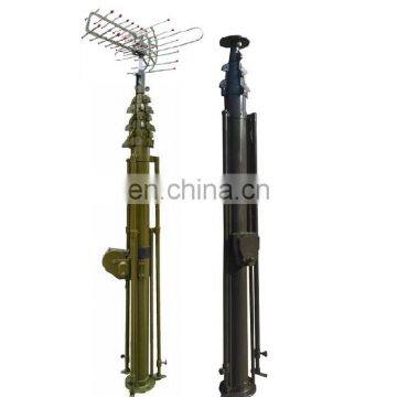 20m 60feet Safely Elevated Winch Crank Raises Telescoping tv Antenna Mast