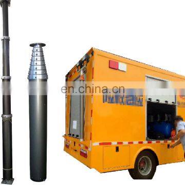 Truck Mounted Night Scan Tower Light Telescopic Mast photo-3