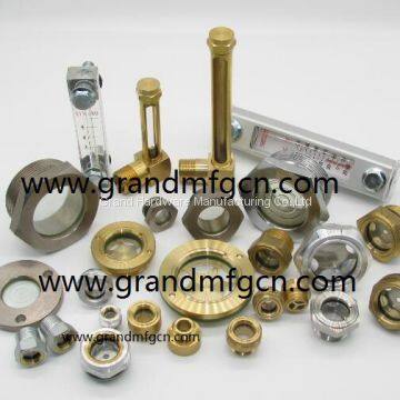 NPT / BSP G thread / Metric thread brass oil level sight glass