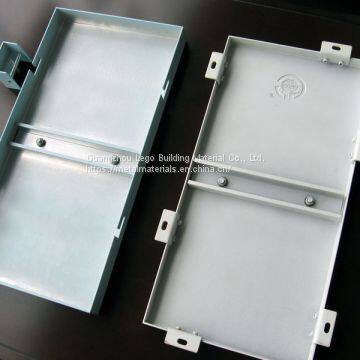 Silver Grey Fluorocarbon Aluminum Veneer Hospital