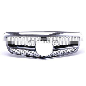 10-13 Black Chrome Front Hood Sport Grille For Mercedes Benz W212 Grill E Class