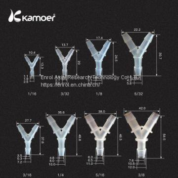 Kamoer peristaltic pump Y type tube connector Hose Silicone Tube Linker connector tube