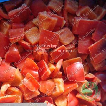 Frozen Red Pepper cubes