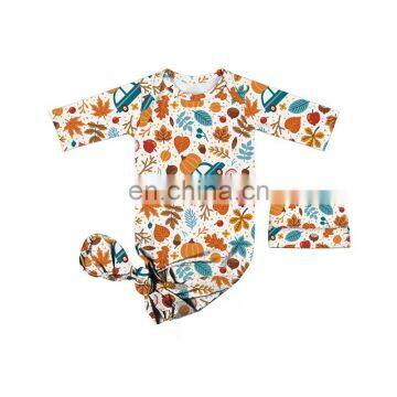Boy Robot Printed Knotted Gown Baby Sleep Gown Sleep Wear photo-5