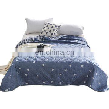 2020 Summer New Product 100% Polyester Aloe Cotton Reactive Printing Floral Multi Size Various Design Summer Quilt Blanket photo-2