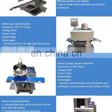 Best Selling Egg York Crispy Bread Making Machine With Sprinkle Sesame Seeds photo-6