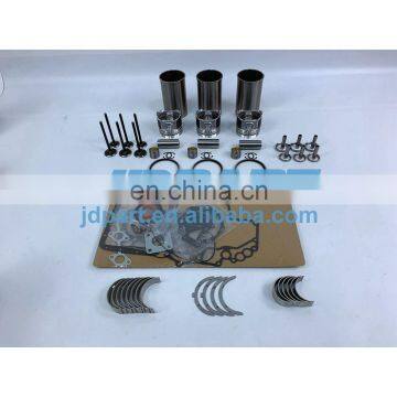 3TNV76-PBV Rebuild Kit With Valves Engine Bearings Cylinder Liner Piston Rings Full Gasket Kit For Yanmar