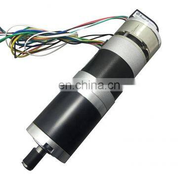 57mm 12v 24v 36v 48v Brushless dc Planetary Gear Motor Planetary Gearbox BLDC Motor 24 48 Volt photo-2