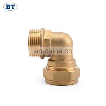 BT6023 good quality 3 way copper elbow pipe fittings