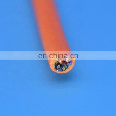 Kevlar reinforced power cable 24 awg twisted pair shielded cable