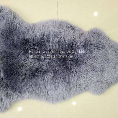 Factory Directly Sale Shaggy Real Sheepskin Area Rug Fur Cushion Genuine Sheepskin Carpet photo-5