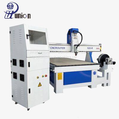 4 Axis 4*8ft 1300*2500mm 3D 1325 CNC Router Wood Woodworking Rotary Carving Machine photo-4