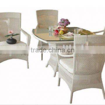 Hand Woven Modern Poly Rattan Dining Room Sets