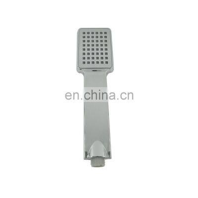 Plastic Chrome Face Single Functional High Pressure Square Handheld Showerheads