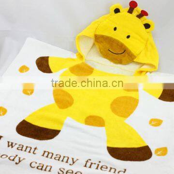 Lovely Animal Patten Baby Bathrobe photo-5
