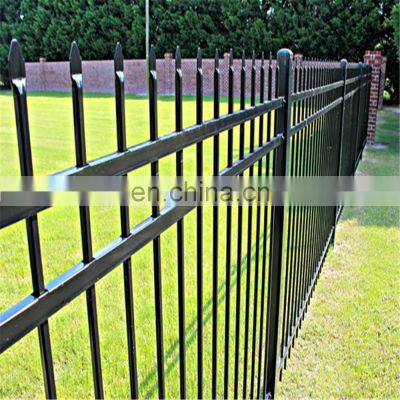 Galvanized Steel Picket Fence PVC Coated Steel Fence Zinc Steel Fence photo-3