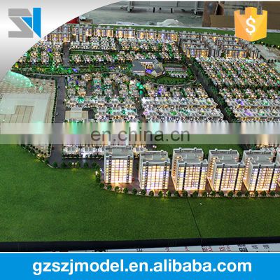 1:500 scale customize lodging house architecture model building