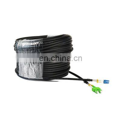 Outdoor Waterproof Fiber Optical DLC/PC Both End With NSN Boot Base Station 2 Core RRU CPRI Cable