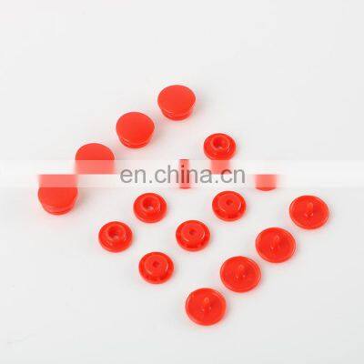 High Quality Fastener Round Clothes  ring plastic snap button