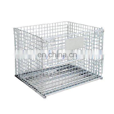 heavy duty wire basket Wine storage cage wine Wire Mesh Container Storage