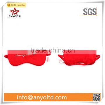 Red rayon sleeping eye mask